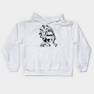 All Might Coffee and work Kids Hoodie